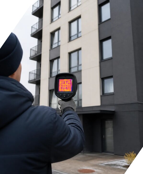 Тепловизионное обследование зданий в Чапаевске от 5108 р. | ЭкспертизаРоссия