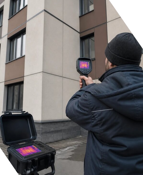 Тепловизионное обследование зданий и сооружений в Чапаевске